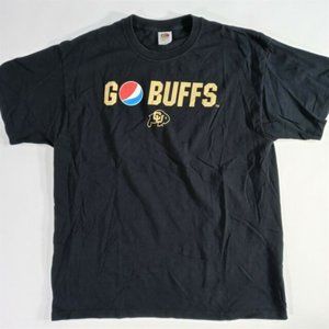 Colorado Buffaloes Pepsi T-Shirt - Men's Size XL - Black